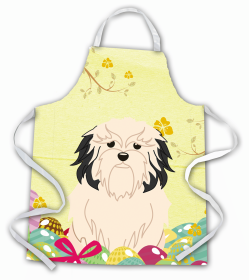 Lowchen Easter Eggs Apron