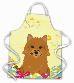 Norwich Terrier Easter Eggs Apron