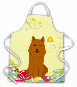 Karelian Bear Dog Easter Eggs Apron