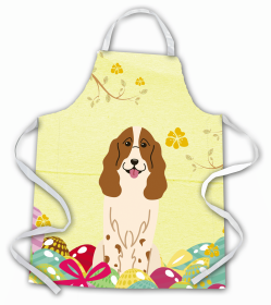 Russian Spaniel Easter Eggs Apron