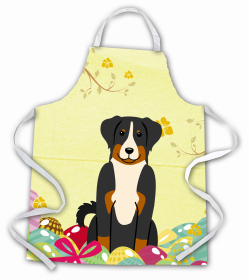 Appenzeller Sennenhund Easter Eggs Apron