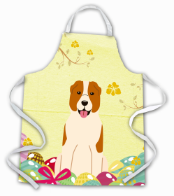 Central Asian Shepherd Dog Easter Eggs Apron