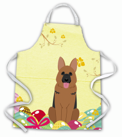 German Shepherd Easter Eggs Apron