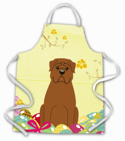 Dogue de Bourdeaux Easter Eggs Apron