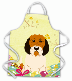 Petit Basset Griffon Vendeen Easter Eggs Apron