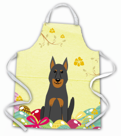 Beauce Shepherd Dog Easter Eggs Apron