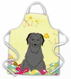 Briard - Black - Easter Eggs Apron