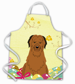 Briard - Brown - Easter Eggs Apron