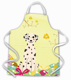 Dalmatian Easter Eggs Apron