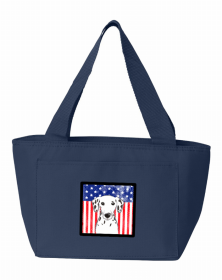 Dalmatian American Flag Lunch Bag