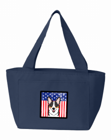 Corgi - Tricolor - American Flag Lunch Bag