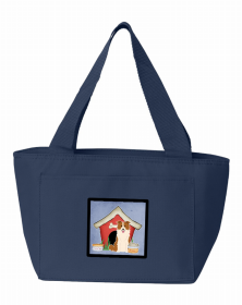 Border Collie - Red and White Doghouse Collection Lunch Bag