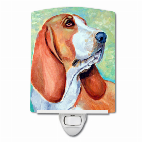 Basset Hound Ceramic Night Light