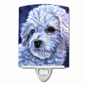 Bichon Frise Ceramic Night Light