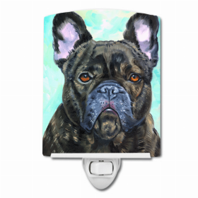 French Bulldog Lookin at You Ceramic Night Light