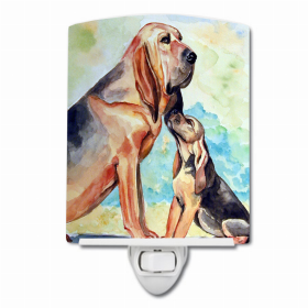 Bloodhound Momma's Love Ceramic Night Light