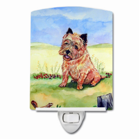 Cairn Terrier and the Chipmunk Ceramic Night Light