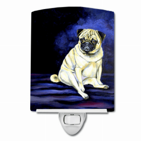 Pug - Fawn - Penny for your thoughts Ceramic Night Light