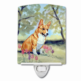 Corgi Ceramic Night Light