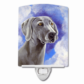 Weimaraner Azure Skies Ceramic Night Light