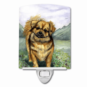 Tibetan Spaniel Ceramic Night Light