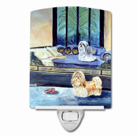 Shih Tzu Double Trouble Ceramic Night Light