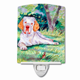 Clumber Spaniel Ceramic Night Light