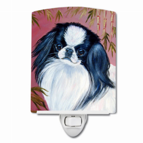 Japanese Chin #2 Ceramic Night Light