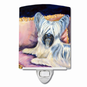 Skye Terrier Ceramic Night Light