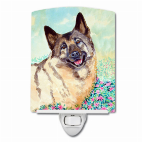 Norwegian Terrier Ceramic Night Light