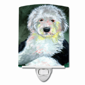 Old English Sheepdog Ceramic Night Light