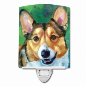 Corgi Toby Ceramic Night Light