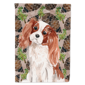 Cavalier King Charles Spaniel - Blenheim - Cones Themed House Flag