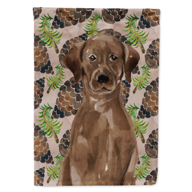 Labrador Retriever - Chocolate - Cones Themed House Flag