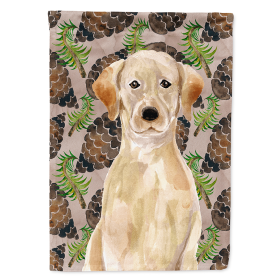 Labrador Retriever - Yellow - Cones Themed House Flag