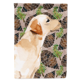 Labrador Retriever - Yellow #2 - Cones Themed House Flag