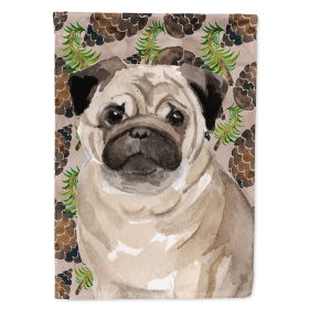 Pug Cones Themed House Flag