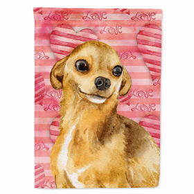 Chihuahua 1 Love Breed Themed Flag Canvas