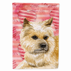 Cairn Terrier Love Breed Themed Flag Canvas