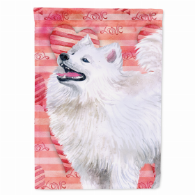 Samoyed Love Breed Themed Flag Canvas