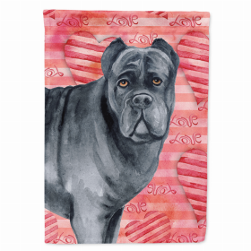 Cane Corso Love Breed Themed Flag Canvas