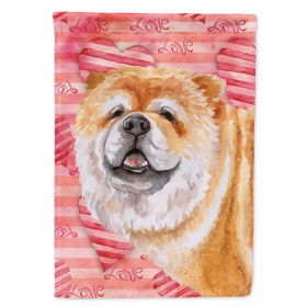 Chow Chow Love Breed Themed Flag Canvas