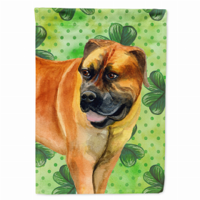 Mastiff - Boerboel St. Patrick's Breed Themed Flag Canvas