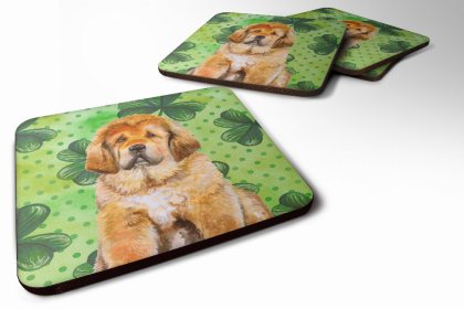 Mastiff - Tibetan St Patrick's Design Foam Coaster Set of 4