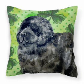 Newfoundland St Patrick's Design Fabric Decorative Pillow