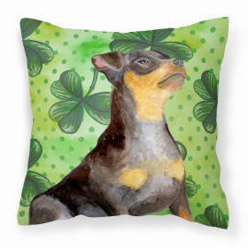 Min Pin #2 St Patrick's Fabric Decorative Pillow