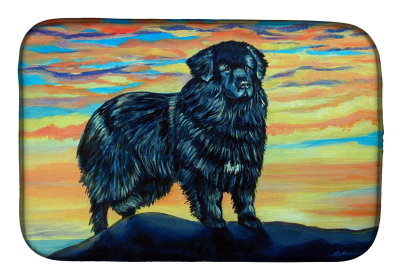 Newfoundland Art Dish Drying Mat