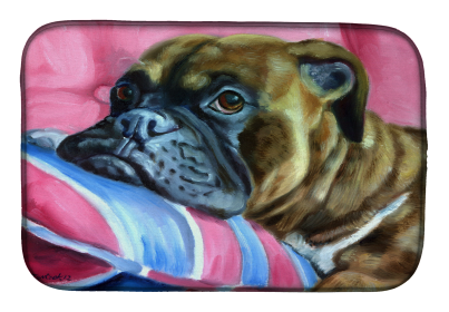 Boxer 1 Art Dish Drying Mat