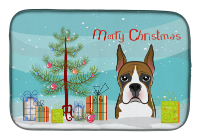 Boxer Holiday  Dish Drying Mat