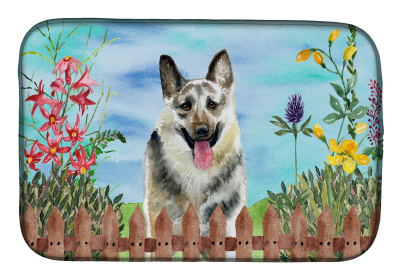 East-European Shepherd Spring Dish Drying Mat